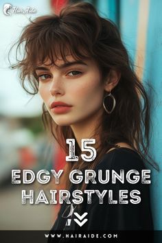 Achieve that edgy vibe with grunge hairstyles that mix choppy cuts and tousled texture.