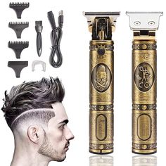 Category:Hair Clipper; Model:JM-700A; Look After Me:Washable; Gender:Men,Dad and Son,All; Quantity of Tool Bit:Single Blade; Quantity:1; Charging Time (hrs):1h-2h; Dry and Wet Use:Wet and Dry Shave; Running Time:210; Cutter width: / ; Range of length settings:1-5; Attachment:N / A; Plug Type:USB; Type:Hair Clipper,Hair Trimmers,Hair Accessories; Capacity: / ; Power Supply:USB; Occasion:Home,Traveling,Gift,Travel; Material:Alloy; WHAT IT IS::Hair Clipper; INCLUDES::LinerShader, / ,-; Age Group:Ad Mens Beard, Barber Clippers, Beard Shaver, Performance Hairstyles, Trimmer For Men, Cheap Hair Products, Hair Clipper, Beard Trimming, Grooming Kit