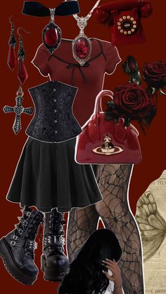 Goth Outfit Inspo, Grunge Goth, Swaggy Outfits, Gothic Outfits, Goth Outfits, Visual Kei, Lookbook Outfits