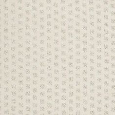 a white and grey wallpaper with small floral designs on the bottom half of it