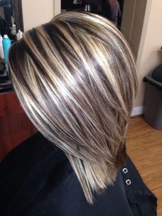 Blonde Highlights Chocolate Lowlights, Hair Color Styles For Straight Hair, Blend Grown Out Highlights, 3 Color Highlights And Lowlights, Mid Length Razored Hair, Hair Styles In 2023, Light Brown Hair With Highlights Pixie, Highlight Lowlight Blonde Fall, Lowlights To Blend Gray Hair Brunettes