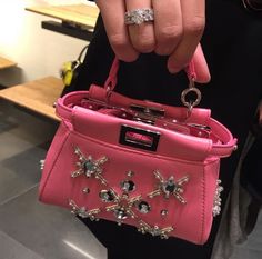 Fendi Micro Peekaboo, Fendi Mini, Dream Bags, Fendi Bag, Expensive Handbags, Fendi Peekaboo, Cartier Jewelry, Chanel Accessories