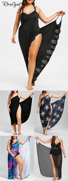 Free shipping over $45, up to 75% off, Rosegal plus size  bikini cover ups perfect for swimsuits | #rosegal #womensfashion