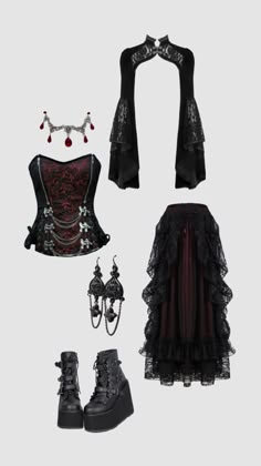 Resident Evil Dimitrescu, Dimitrescu Sisters, Make An Oc, Vampire Outfit, Goth Vampire, Vampire Goth, Goth Clothing