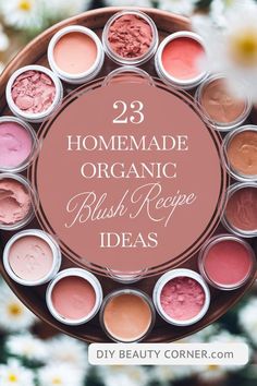 23 Best DIY Homemade Organic Blush Recipe Ideas Diy Natural Blush, Homemade Blush Cream, Diy Blush Stick, Diy Blush Powder, Diy Blush Cream, Blush Recipe, Blush Ideas, Small Business Ideas Diy, Diy Blush