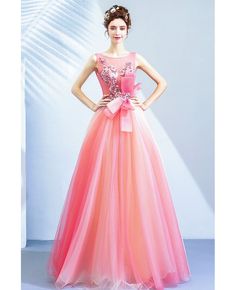 Buy Romantic Pink Organza Long Party Dress With Flowers Big Bow Front at wholesale price online. Free shipping and pro custom service since 2009. Pink A-line Gown For Banquet, Spring Sleeveless Gown For Banquet, Spring Banquet A-line Gown, Pink A-line Evening Dress For Banquet, Pink Maxi Length Gown For Banquets, Pink Maxi Length Gown For Banquet, Pink Evening Dress For Spring Banquet, Pink Spring Banquet Gown, Pink Summer Evening Dress For Wedding