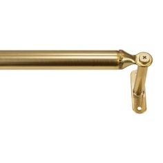 an image of a brass door handle on a white background