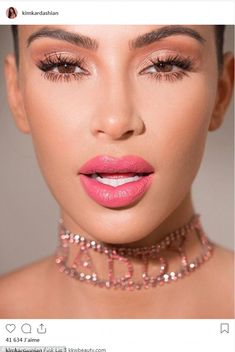 Kim K Makeup, Kim Makeup, Kardashian Makeup, Kim Kardashian Makeup, Kim Kardashian West, Kkw Beauty, Pink Eyeshadow, Kardashian Style