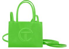 Telfar Shopping Bag, Marc Jacobs Snapshot Bag, Trendy Purses, Green Highlights, Green Purse, Girly Bags, Girly Accessories, Pretty Bags, Cute Purses