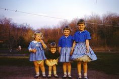 Four sisters forever! Three Brothers, Three Sisters, Two Brothers, Childhood Memories, Lily Pulitzer Dress