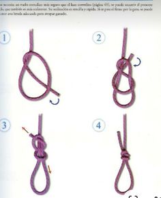 instructions on how to tie a knot