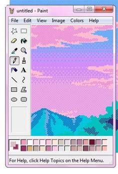 an image is being edited with the color picker tool in windows 7 and 8