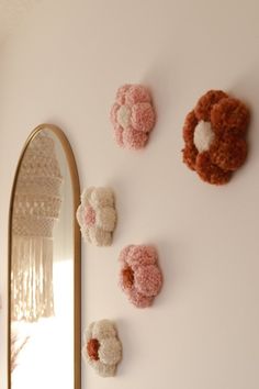 Pom Pom Daisies Set Handmade Pom Pom Daisy Wall HangingsEtsy Wall Pom Pom Decor, Wall Decor Yarn Hanging, Pom Pom Daisies, Pom Pom Chair, Pom Pom Flower Wall, Daisy Pom Pom Flower Diy, How To Make Pom Pom Flowers, Pom Pom Wall Decor, Daisy Kids Room