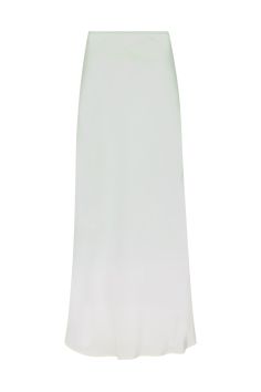 A delicate mid-rise maxi skirt, designed from luxurious silk crepe in Foam Ombré. Sitting at the hips, it is a floor-grazing, soft silhouette with a bias cut that falls in line with the body. Style with the Biarritz Top for summer evening wear. Silk Skirt With Bias Cut And Relaxed Fit, Silk Full-length Bottoms For Wedding, Long Silk Bias Cut Skirt, Silk Bias Cut Long Skirt, Silk Long Skirt With Bias Cut, Silk Floor-length Bias Cut Maxi Skirt, Silk Maxi Skirt With Bias Cut, Asymmetrical Silk Maxi Skirt With Lining, Silk Bias Cut Floor-length Skirt