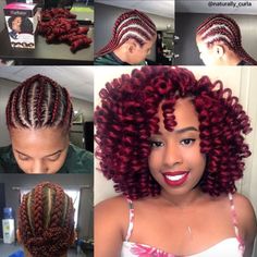 Jamaican Bounce Crochet, Hair Styles For Black Women, Jamaican Bounce, Styles For Black Women, Find Hairstyles, Crochet Braid Styles