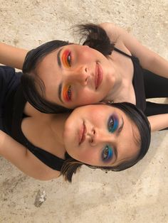 Lesbian Eye Makeup, Lesbian Flag Makeup, Bisexual Pride Makeup, Lesbian Makeup, Lgbtq Makeup, 2024 Makeup