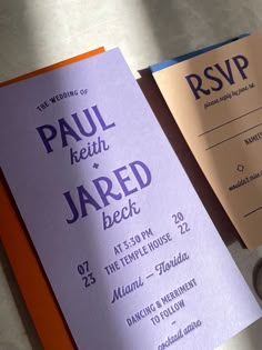 the wedding program is printed out and ready to be put in their guests'hands