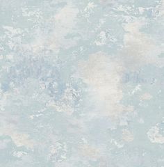 a blue and white wallpaper with clouds in the sky on it's surface