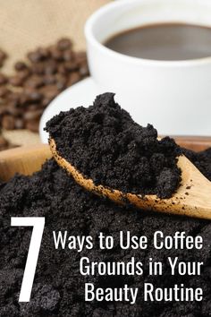 Everyone knows about the health benefits of coffee, but what do you do with those used coffee grounds? Don't just toss them, save them! Here are 7 Ways to Use Coffee Grounds in Your Beauty Routine! #coffeescrub #bodyscrub #diybeautyrecipes #diybeauty #homemadebeautyrecipes Coffee Ground Scrub, Leftover Coffee Grounds, Coffee Scrub Recipe, Leftover Coffee, Bed Ikea, Homemade Beauty Recipes, Keto Coffee, Coffee Body Scrub, Uses For Coffee Grounds