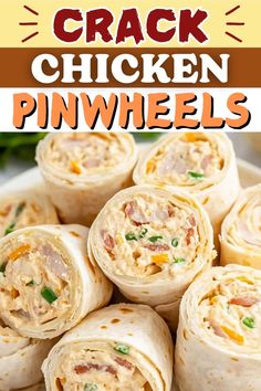 These crack chicken pinwheels are as addictive as they sound! They're creamy, cheesy, and the perfect finger food for any gathering. Chicken Pinwheels, Cheese Cheddar, Pinwheel Recipes, Tailgate Food, Savory Chicken, Bacon Ranch, Cheese Dip, Bacon Cheese, Chicken Salad Recipes