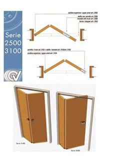 the diagram shows how to install an external door and frame for each room in this house