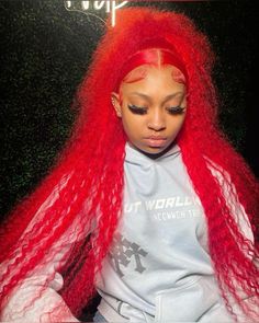 #wigs #hairstyles #redhair #inspiration #explore Red Wigs For Black Women, Red Hair Wigs, Mahogany Hair Color, Burgundy Hair Color, Mahogany Hair, Teenage Hairstyles, Wig Colors, Red Curly Hair