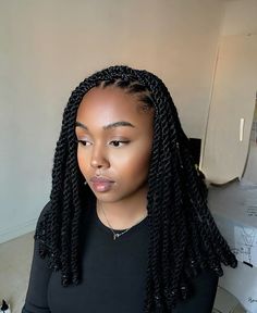 Plait Twist Hairstyles, Shoulder Length Twists Braids, Shoulder Length Marley Twists, Senegalese Twist Shoulder Length, Bob Twists Braids, Bob Marley Twist, Crochet Passion Twist Hairstyles, Bob Marley Twist Hairstyles, Shoulder Length Twists