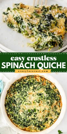 This Easy Crustless Spinach Quiche is a must-try for Easter brunch recipes! Made with caramelized onions, fresh spinach, and eggs, it’s a flavorful egg casserole that’s simple to prepare. With no crust, it’s a lighter but flavorful Easter breakfast idea, perfect for any occasion! Save this to your Breakfast Recipes board!