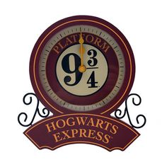 the hogwart's express clock is located on the side of the building and says platform 94