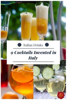 different types of cocktails with the title italian drinks 9 cocktails intended in italy