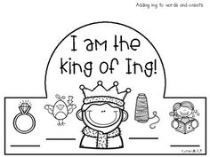 i am the king of my life worksheet for kids to practice their writing skills