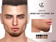 The sims 4 Sims 4 Cc Stubble, Sims 4 Goatee Cc, Sims 4 Male Lips Preset, Medieval Hair, Sims 4 Mac, Chin Beard, Chin Hair