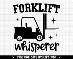 forklift whisper svg file