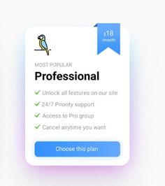 the most popular professional features on your site