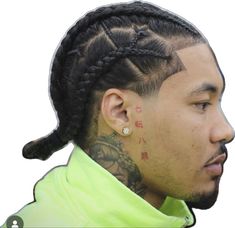 Locs With Temp Fade, Low Taper Fade Cornrows, Cornrows With Low Taper, Low Taper Fade With Locs, Cornrows Low Taper, Low Taper With Locs, Low Taper Braids Men, Low Taper Braids, Low Taper Locs