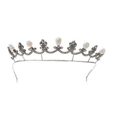 Costozon Bridal Tiara Headband 33 Tcw pearl Rose Cut Diamond 925 Sterling Silver Silver Headband Tiara For Girls Diamond Headband, Magnificent Jewels, Tiara Headband, Tiaras Jewellery, Pearl Tiara, Brown Gemstone, Silver Headband, Diamond Tiara, Tiara Crown