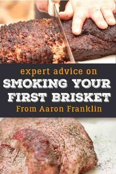 smoking your first brisket Brisket Smoker, Grilling Vegetarian, Aaron Franklin, Barbecue Brisket, Bbq Smoker Recipes, Smoker Ideas