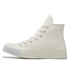 Womens Converse Chuck 70 High 'Vintage White' Vintage White/Vintage White WMNS Canvas Shoes/Sneakers Converse Womens, White Canvas Shoes, Run Star Hike, White High Tops, Converse White, Converse Chuck 70, Black Gums, Chuck 70, Womens Converse