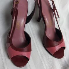 Reposhing This Item I Purchased From @Teadrinkngsnob. Loved It, But Ready To Rotate For Something New. Questions? Leave A Comment Below! Vintage Pink Heels For Formal Occasions, Vintage Pink Leather Heels, 80s Women, Slingback Heel, Vintage Shoes, Mint Condition, Vintage Pink, Pink Purple, Shoes Women Heels