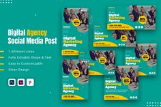 Business & Digital Agency Social media Post, Social Media ft. business & agency - Envato