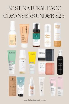 Click for the list of the best budget friendly non toxic skincare products. These cleansers all sit at $25 and under. Safe and affordable. Non Toxic Face Cleanser, Non Toxic Skincare Routine, Clean Non Toxic Makeup, Non Toxic Face Wash, Non Toxic Skincare, Nontoxic Beauty, Dark Armpits, Toxic Products, Natural Face Cleanser