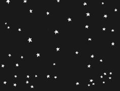 black and white stars are in the sky