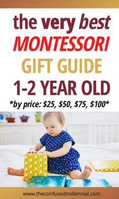 the very best montessoi gift guide for one year old