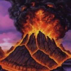 Volcano Name Generator & Guide Fantasy Volcano, Erupting Volcano, Magic Items, Fantasy Setting, Lord Of The Rings