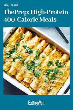 the prep high protein calorie meals cookbook