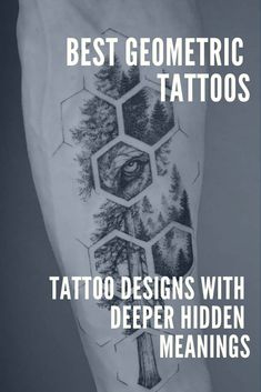 a tattoo with the words best geometric tattoos