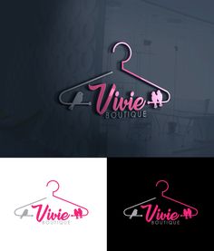 a logo for a clothing store called vivie boutique, which is located in the city of