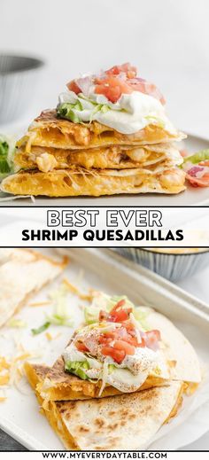 shrimp quesadilla pin image Chicken And Shrimp Quesadilla, Shrimp Quesadilla Recipes, Shrimp Quesadilla Recipe, Shrimp Quesadilla, Spiced Shrimp, Recipe For Shrimp, Recipe Shrimp, Recipe For Summer, Quesadilla Recipe