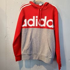 Questions? Leave A Comment Below! Nwt Adidas Pullover, Adidas Shirt, Red Adidas, Adidas Men, Pullover Hoodie, Mens Shirts, Man Shop, Sweatshirts Hoodie, Adidas