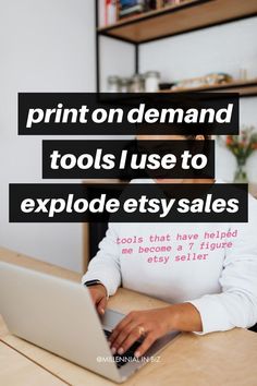 print on demand tools Making Money On Etsy, Effective Cover Letter, Successful Business Tips, Small Business Organization, Small Business Advice, Etsy Marketing, Passive Income Ideas, Etsy Prints, Social Media Marketing Business